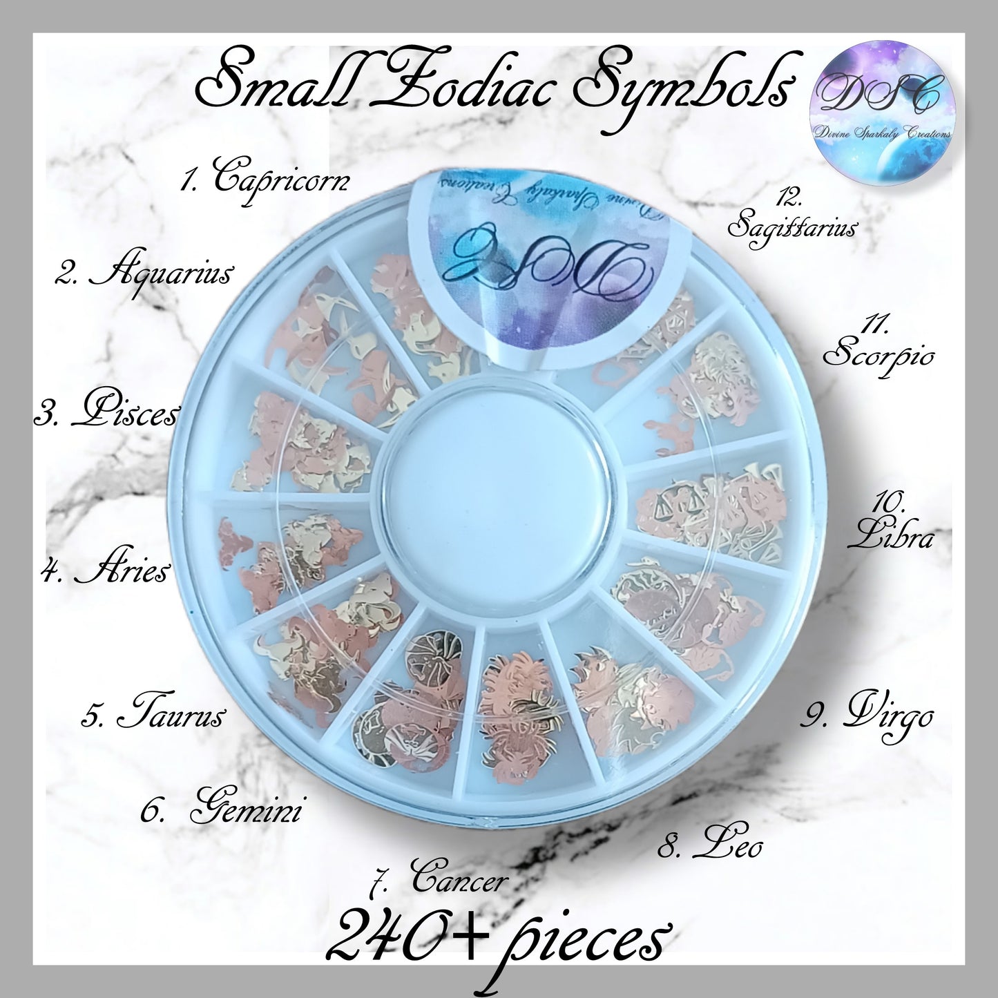 Small Zodiac Symbols