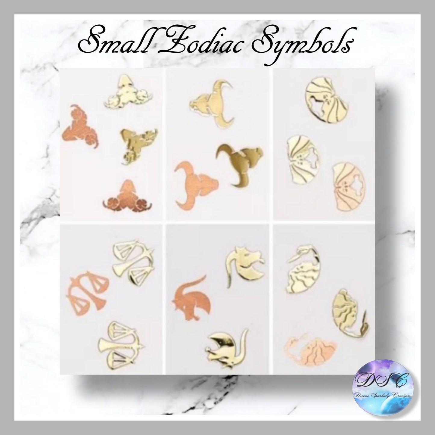 Small Zodiac Symbols