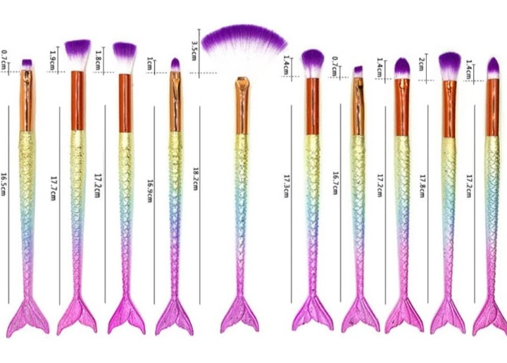 Mermaid Brushes