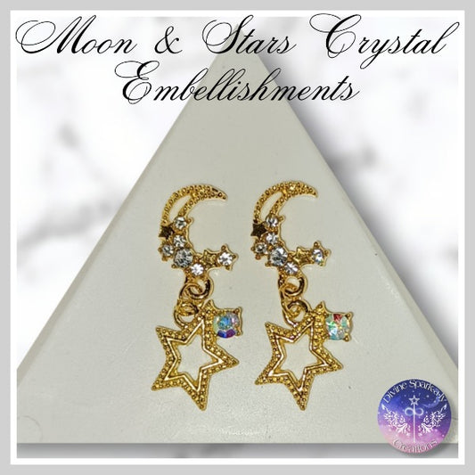 Moon & Stars Crystal Embellishments
